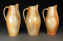 Trio of Wood Fired Pitchers.